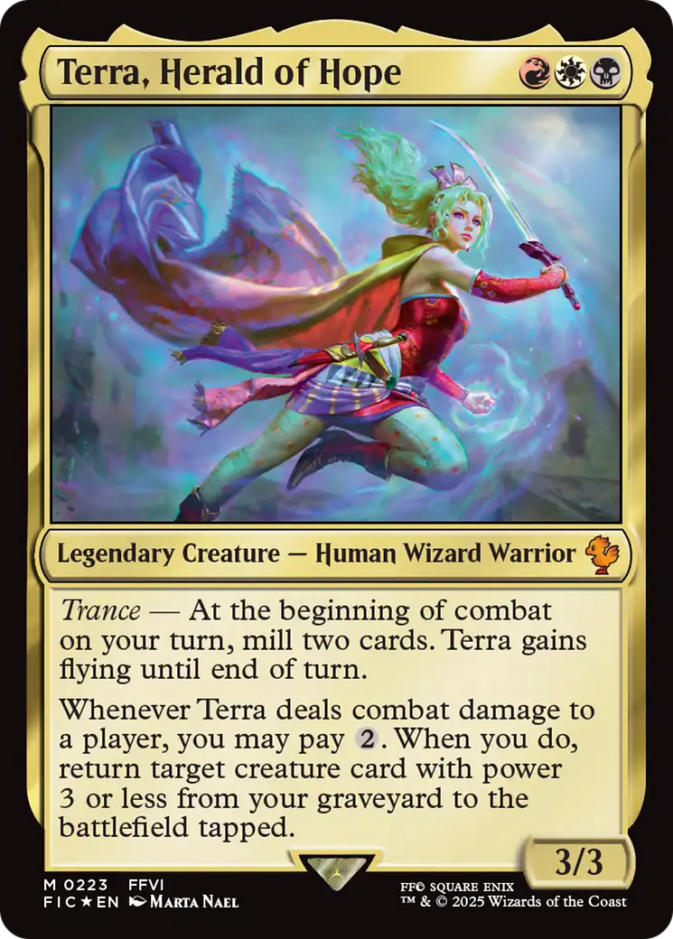 Image of Terra, Herald of Hope (Surge Foil) [FINAL FANTASY Commander]