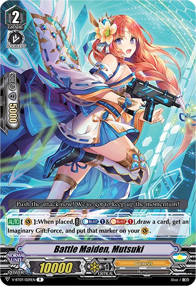 Image of Battle Maiden, Mutsuki (V-BT07/029EN) [Infinideity Cradle]