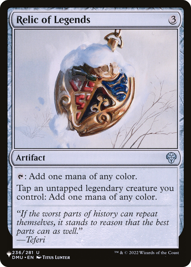 Image of Relic of Legends [The List]