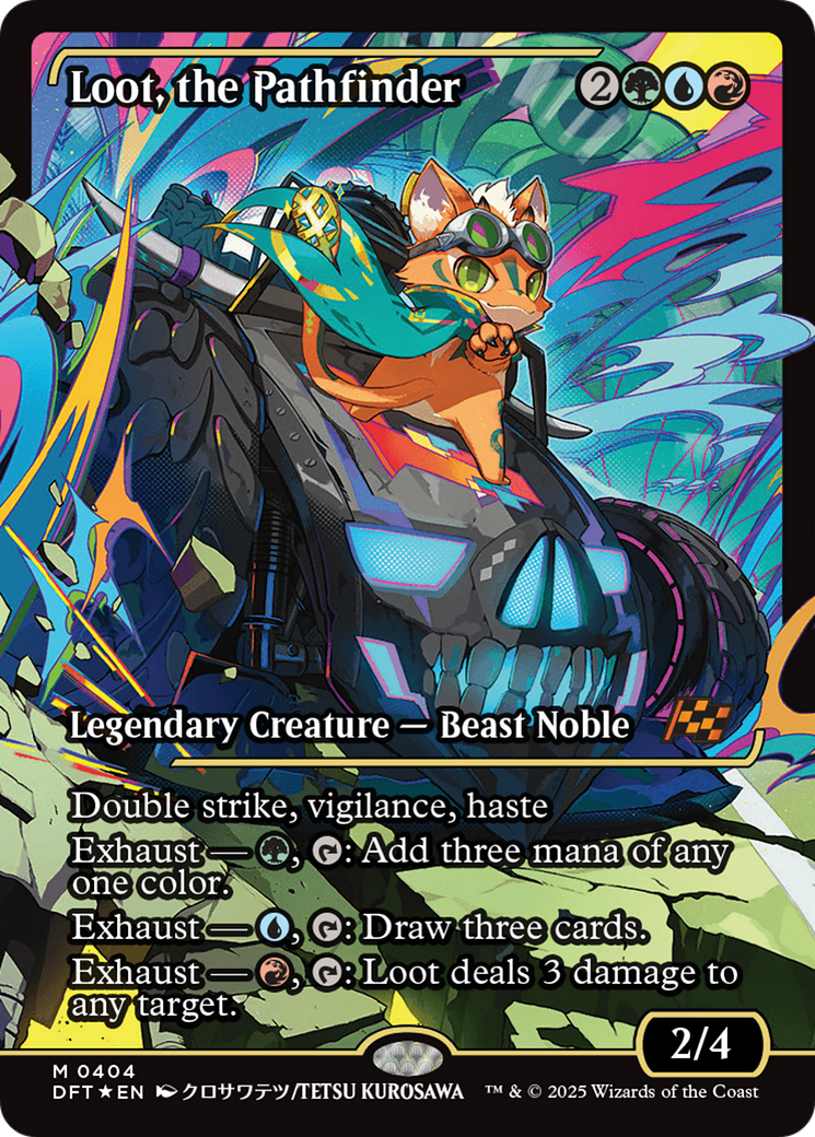 Image of Loot, the Pathfinder (Showcase) (Japanese) [Aetherdrift]