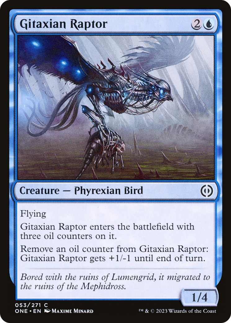 Image of Gitaxian Raptor [Phyrexia: All Will Be One]