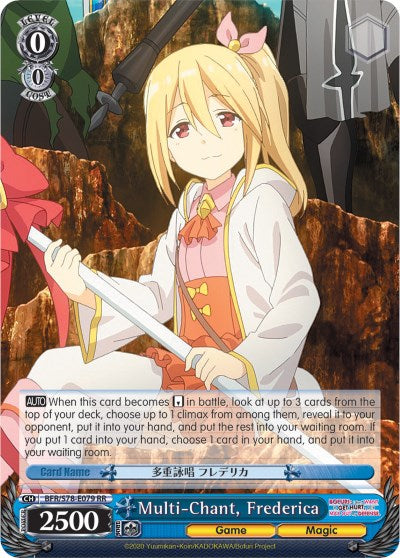Image of Multi-Chant, Frederica (BFR/S78-E079 RR) [BOFURI: I Don't Want to Get Hurt, so I'll Max Out My Defense]