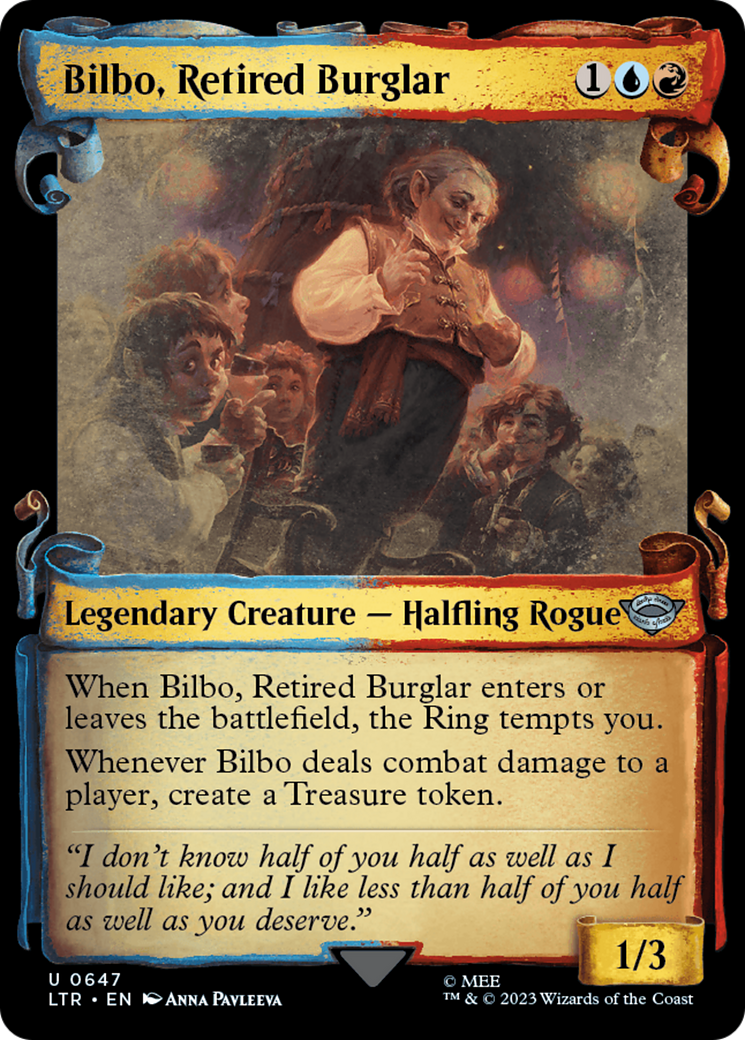 Image of Bilbo, Retired Burglar [The Lord of the Rings: Tales of Middle-Earth Showcase Scrolls]