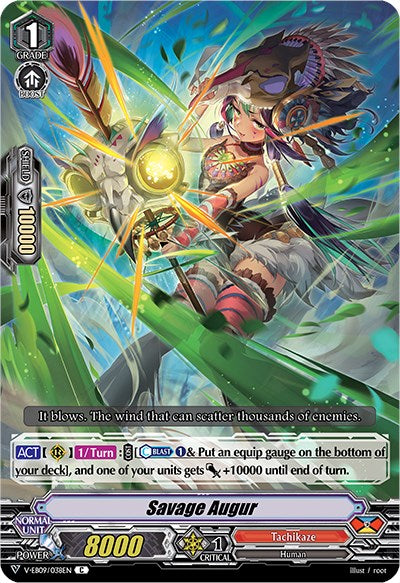 Image of Savage Augur (V-EB09/038EN) [The Raging Tactics]