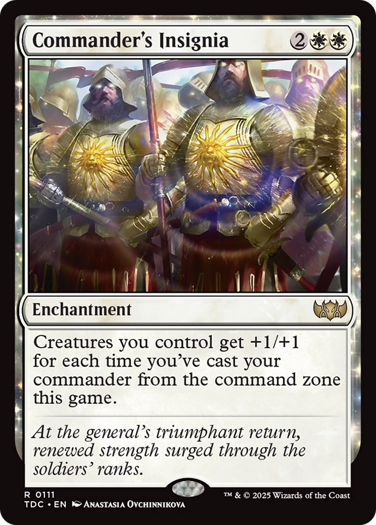 Image of Commander's Insignia [Tarkir: Dragonstorm Commander]