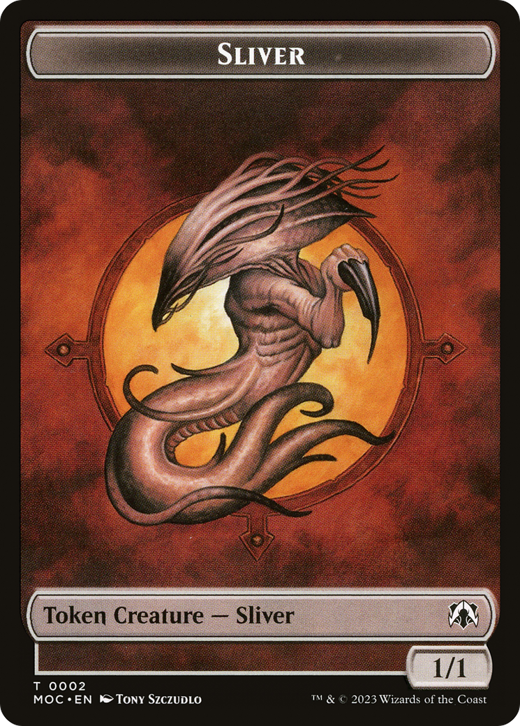 Image of Saproling // Sliver Double-Sided Token [The List]