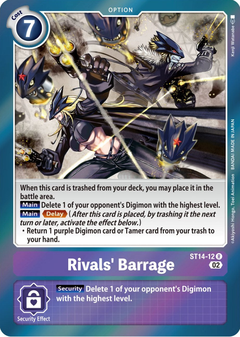 Image of Rival's Barrage [ST14-12] [Starter Deck: Beelzemon Advanced Deck Set]