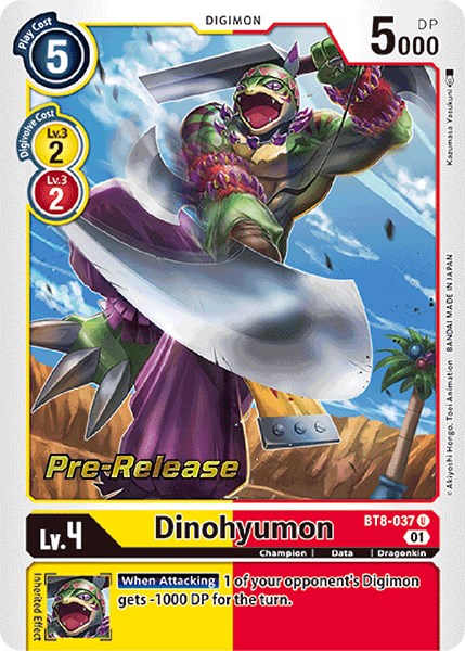 Image of Dinohyumon [BT8-037] [New Awakening Pre-Release Cards]