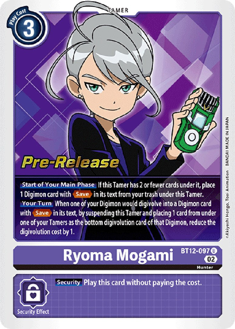 Image of Ryoma Mogami [BT12-097] [Across Time Pre-Release Cards]