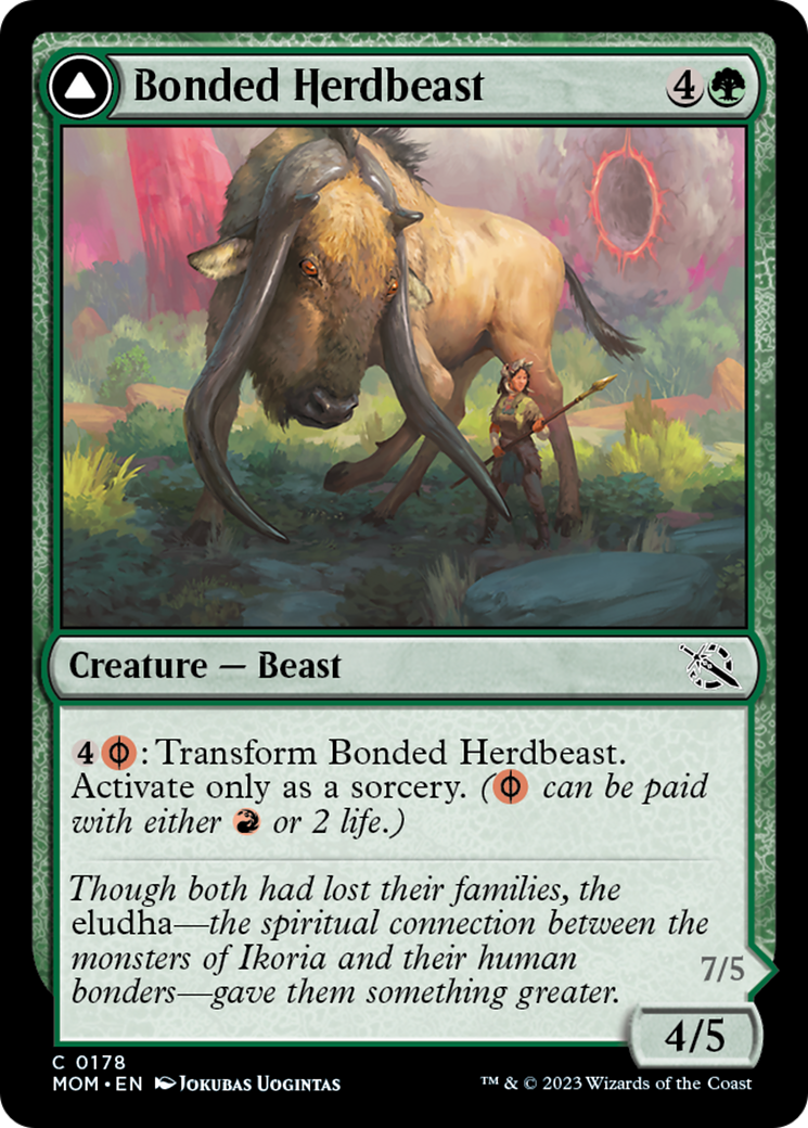 Image of Bonded Herdbeast // Plated Kilnbeast [March of the Machine]