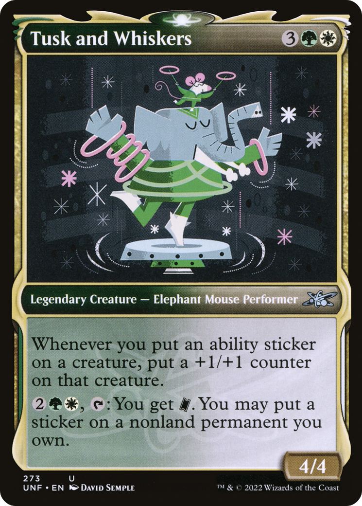 Image of Tusk and Whiskers (Showcase) [Unfinity]