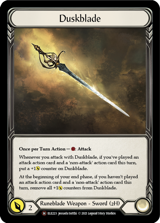 Image of Duskblade [U-ELE223] (Tales of Aria Unlimited)  Unlimited Rainbow Foil