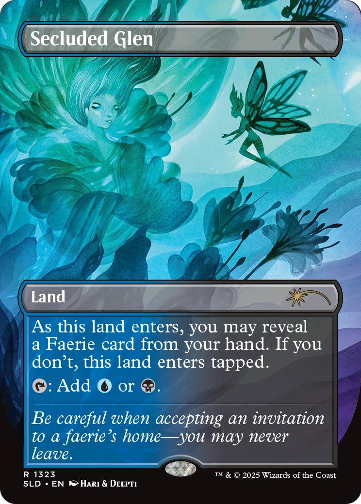 Image of Secluded Glen (SLD-1323) - Secret Lair Drop (Borderless) Foil