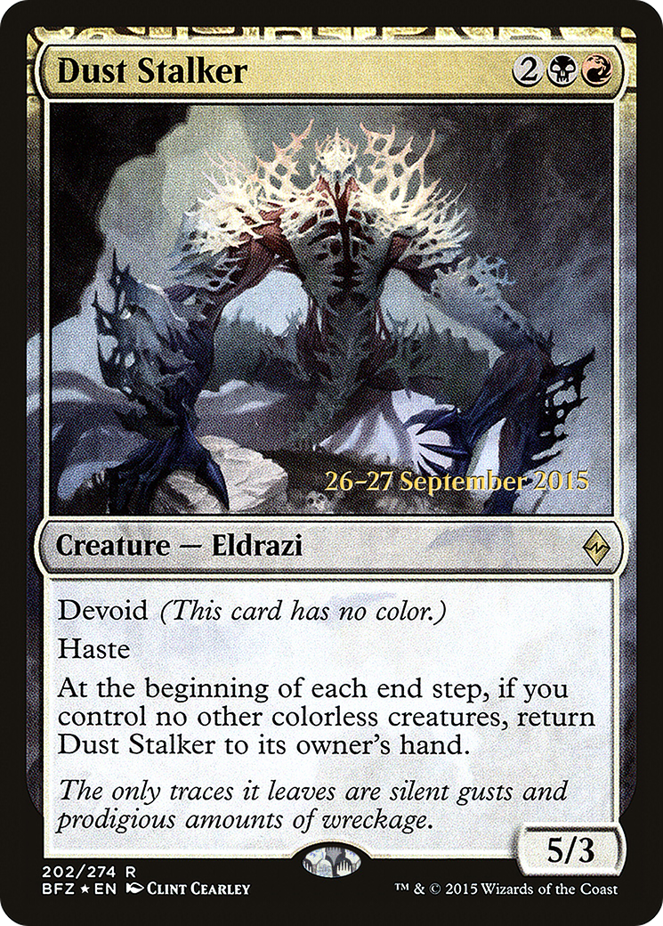 Image of Dust Stalker [Battle for Zendikar Prerelease Promos]