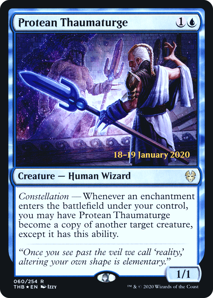Image of Protean Thaumaturge [Theros Beyond Death Prerelease Promos]