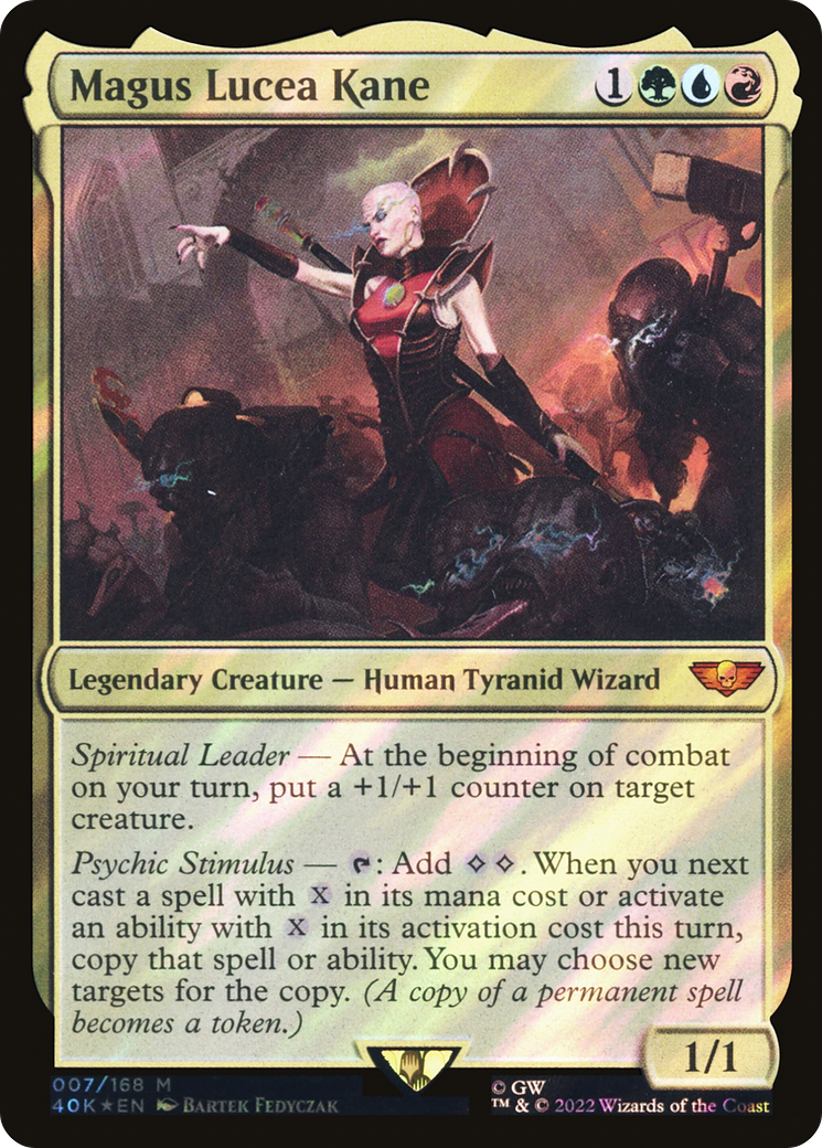 Image of Magus Lucea Kane (Surge Foil) [Warhammer 40,000]