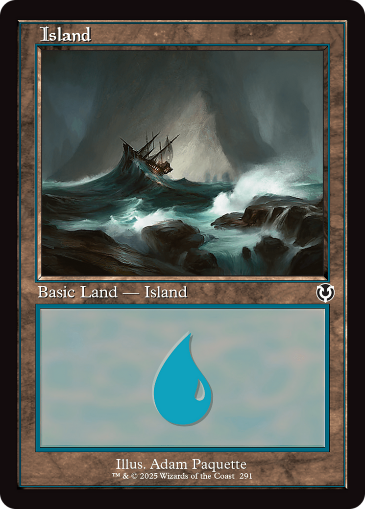 Image of Island (291) (Retro Frame) [Innistrad Remastered]