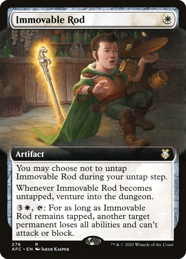 Image of Immovable Rod (Extended Art) [Dungeons & Dragons: Adventures in the Forgotten Realms Commander]