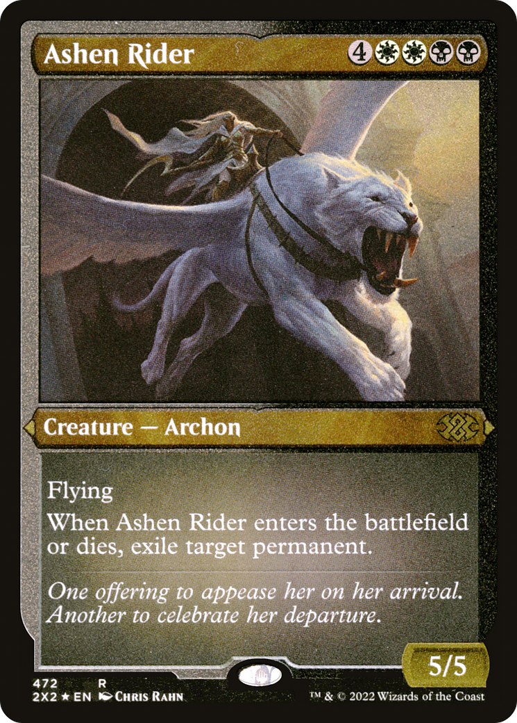 Image of Ashen Rider (Foil Etched) [Double Masters 2022]
