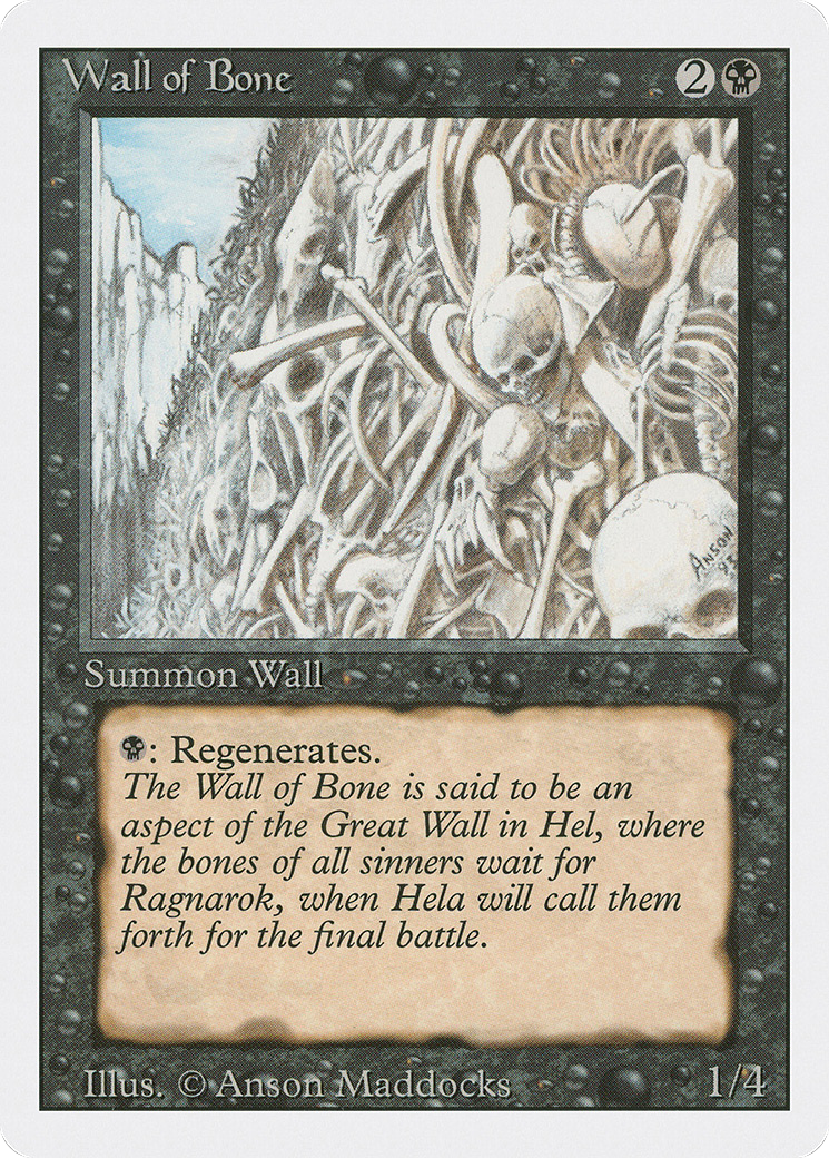 Image of Wall of Bone [Revised Edition]