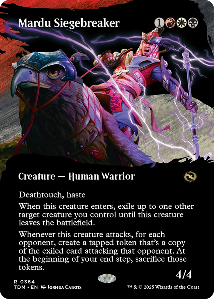 Image of Mardu Siegebreaker (Borderless) [Tarkir: Dragonstorm]