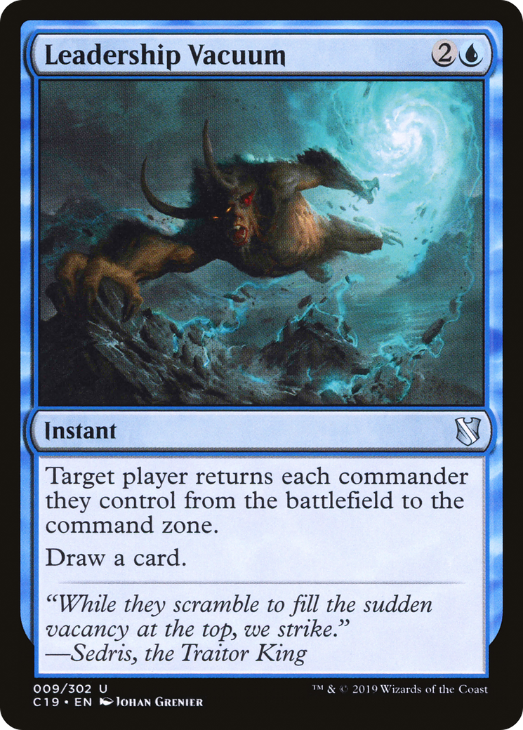 Image of Leadership Vacuum [Commander 2019]