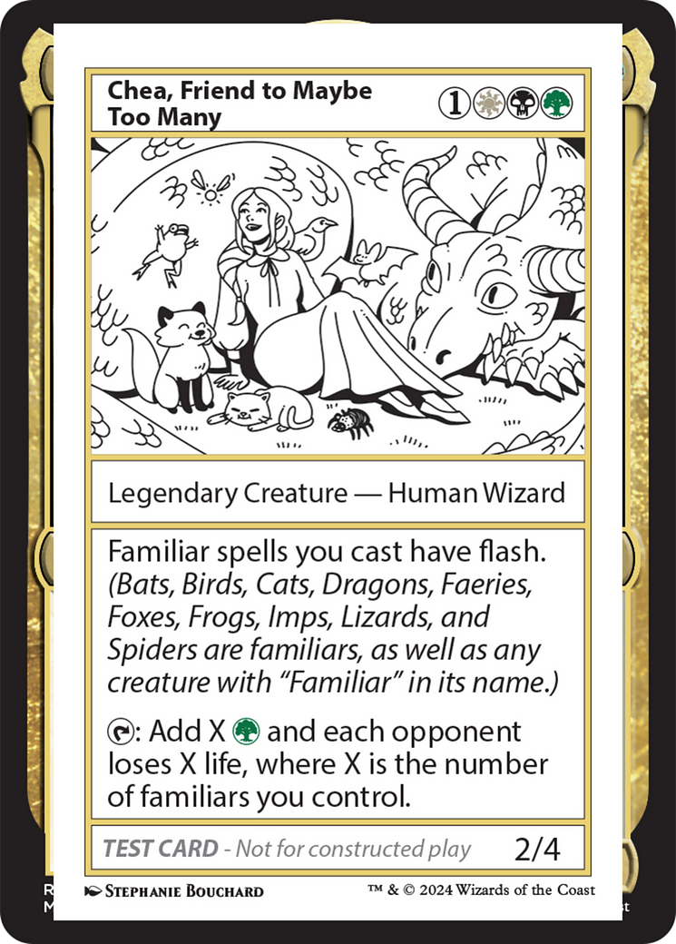 Image of Chea, Friend to Maybe Too Many [Mystery Booster 2 Playtest Cards]