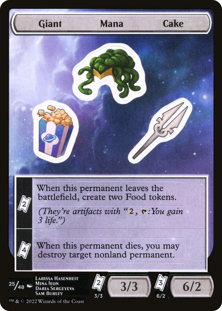 Image of Giant Mana Cake [Unfinity Stickers]