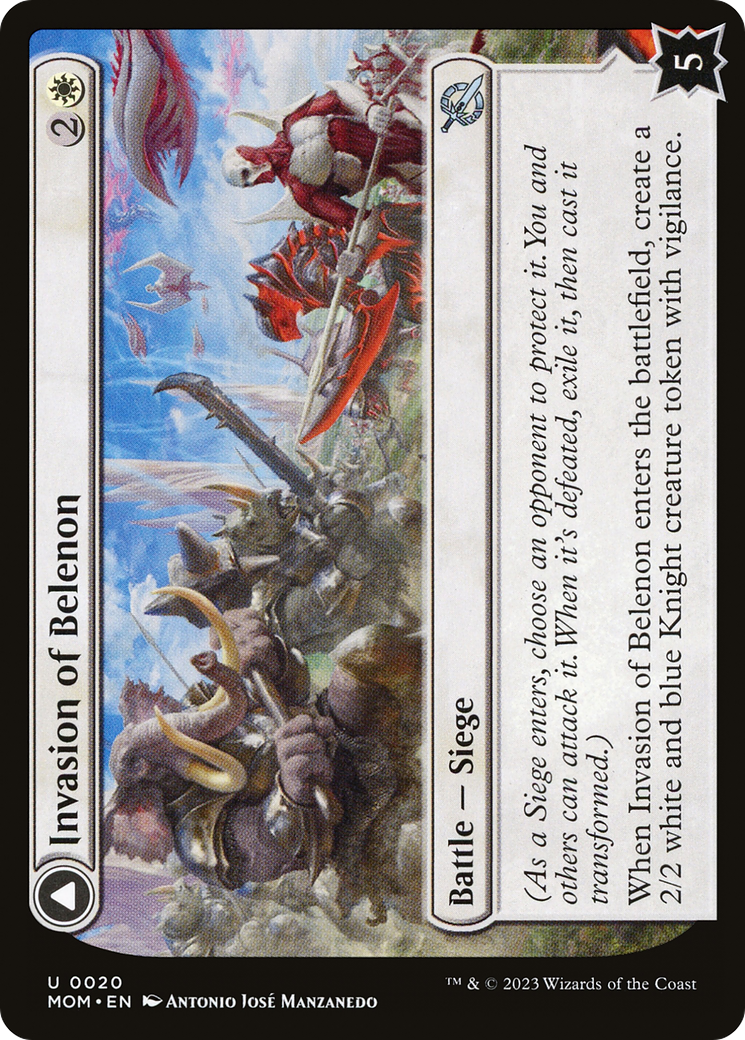 Image of Invasion of Belenon // Belenon War Antherm [March of the Machine]