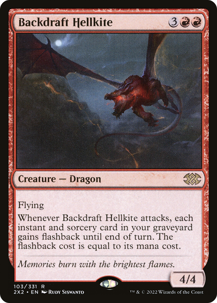 Image of Backdraft Hellkite [Double Masters 2022]