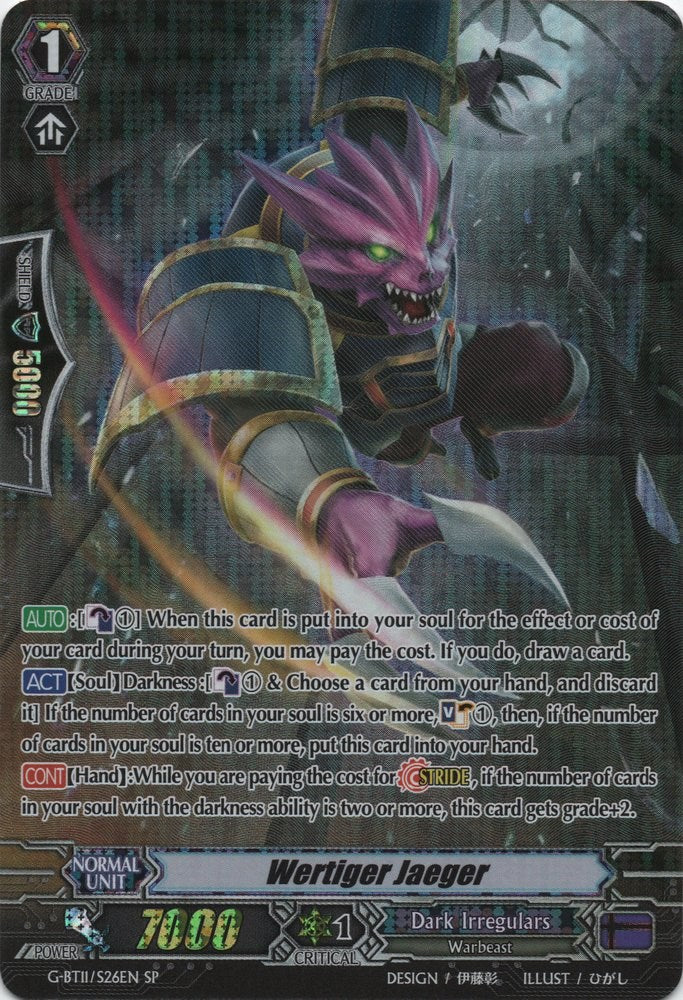 Image of Wertiger Jaeger (G-BT11/S26EN) [Demonic Advent]