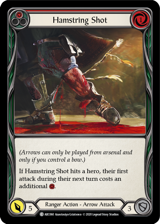 Image of Hamstring Shot (Red) [U-ARC060] (Arcane Rising Unlimited)  Unlimited Normal