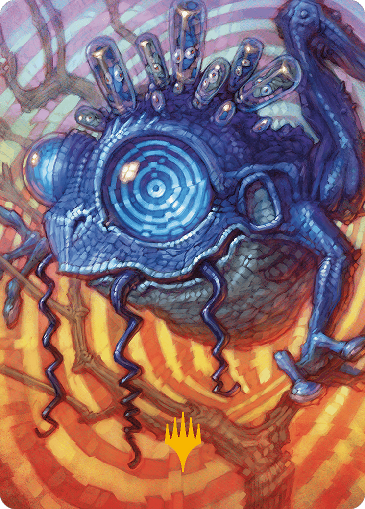 Image of Psychic Frog Art Card (Gold-Stamped Planeswalker Symbol) [Modern Horizons 3 Art Series]
