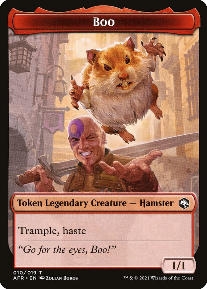 Image of Devil // Boo Double-Sided Token [Dungeons & Dragons: Adventures in the Forgotten Realms Tokens]