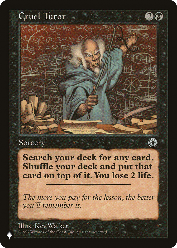 Image of Cruel Tutor [The List]