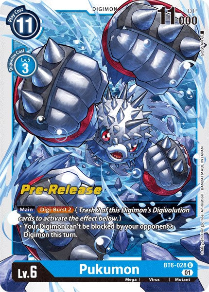 Image of Pukumon [BT6-028] [Double Diamond Pre-Release Cards]