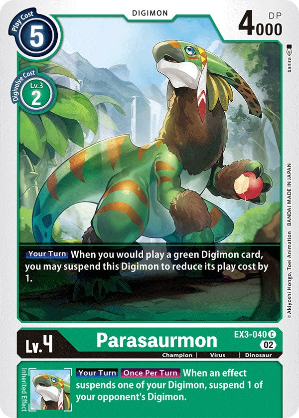 Image of Parasaurmon [EX3-040] [Draconic Roar]