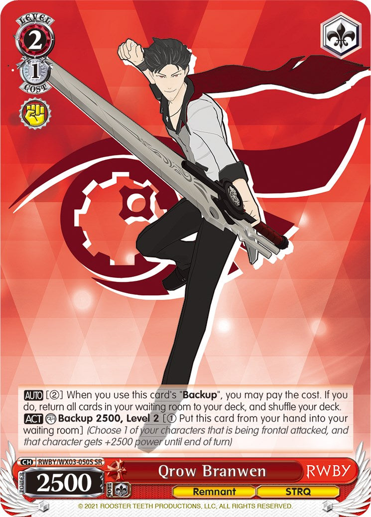 Image of Qrow Branwen (RWBY/WX03-050S SR) [RWBY]