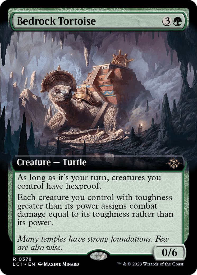 Image of Bedrock Tortoise (Extended Art) [The Lost Caverns of Ixalan]