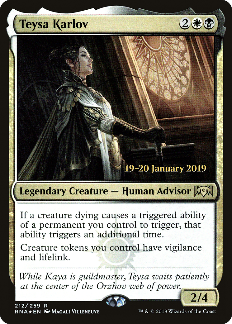 Image of Teysa Karlov [Ravnica Allegiance Prerelease Promos]