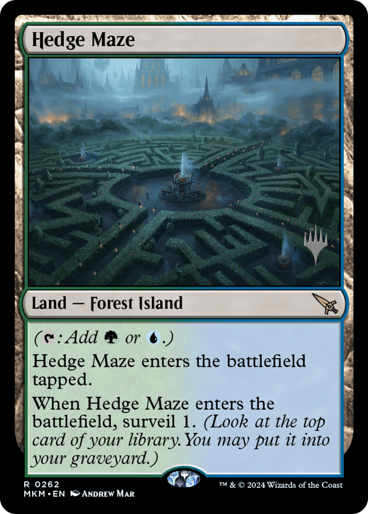 Image of Hedge Maze (Promo Pack) [Murders at Karlov Manor Promos]