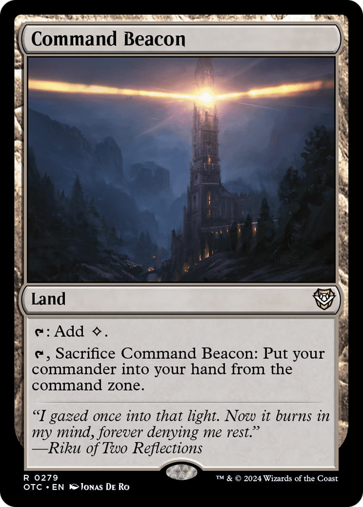 Image of Command Beacon [Outlaws of Thunder Junction Commander]