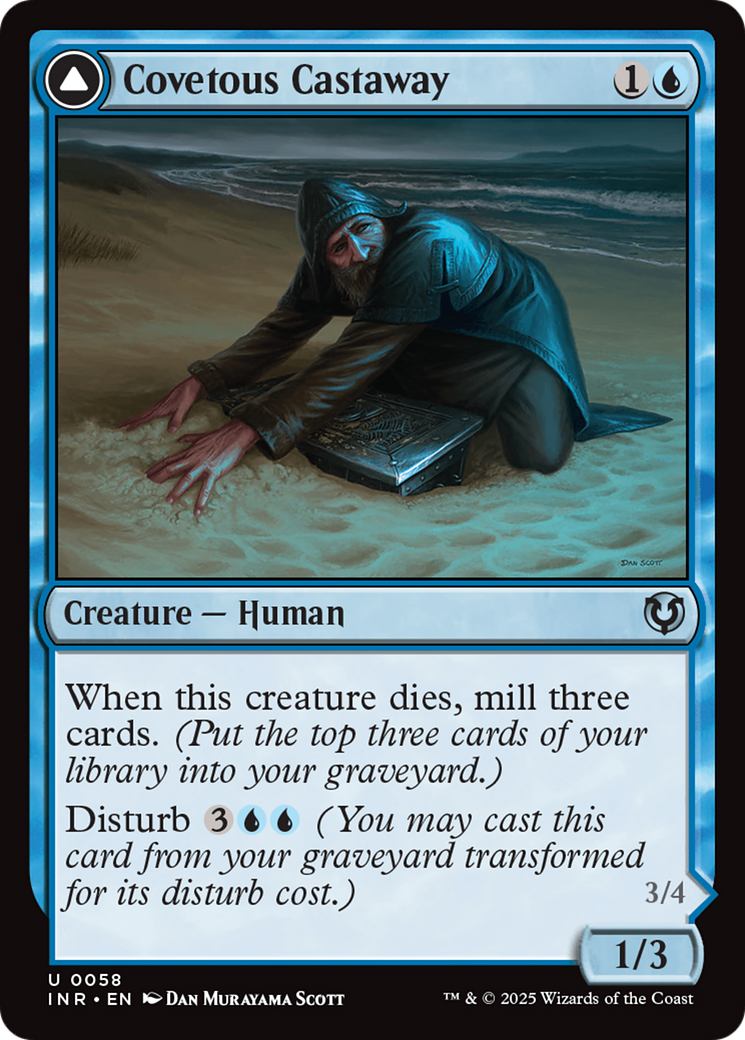Image of Covetous Castaway // Ghostly Castigator [Innistrad Remastered]