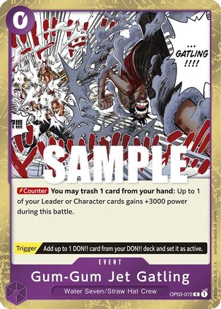 Image of Gum-Gum Jet Gatling [Pillars of Strength]