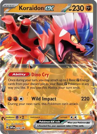 Image of Koraidon ex (029) [Scarlet & Violet: Black Star Promos]