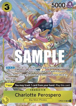 Image of Charlotte Perospero (Alternate Art) [Pillars of Strength]