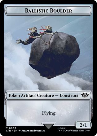 Image of Ballistic Boulder Token [The Lord of the Rings: Tales of Middle-Earth Tokens]