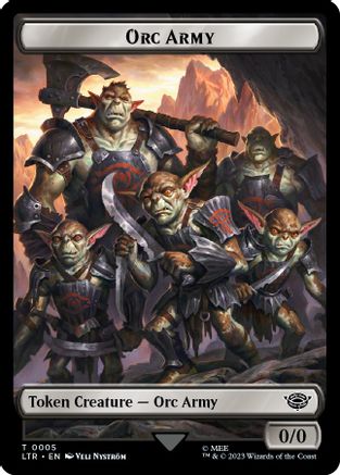 Image of Orc Army Token (05) [The Lord of the Rings: Tales of Middle-Earth Tokens]