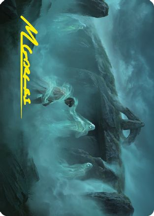 Image of Fog on the Barrow-Downs Art Card (Gold-Stamped Signature) (ASLTR-002) - Art Series: Universes Beyond: The Lord of the Rings: Tales of Middle-earth