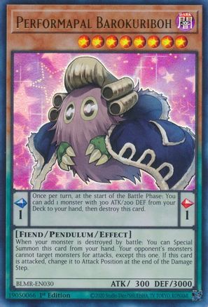 Image of Performapal Barokuriboh [BLMR-EN030] Ultra Rare
